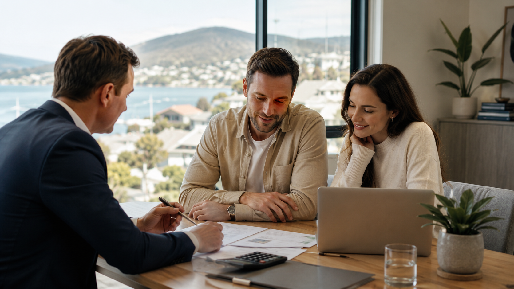 couple applying for a home loan